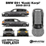 BMW E91 'Keski Korpi' Drift Spec 2005-2012 - Full Car template
