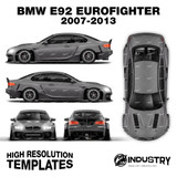 BMW E92 Eurofighter 2007-2013 - Full Car template | Matt
