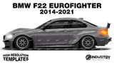 BMW F22 Eurofighter 2007-2013 - Side Car template | Glossy