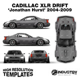 Cadillac XLR Drift 'Jonathan Hurst' 2004-2009 - Full Car template | Matt