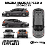 Mazda Mazdaspeed 3 2009-2013 - Full Car template | Matt