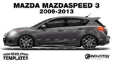 Mazda Mazdaspeed 3 2009-2013 - Side Car template