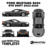 Ford Mustang S650 RTR Drift 2023-2026 - Full Car template