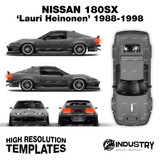 Nissan 180sx 'Lauri Heinonen' 1988-1998 - Full Car template | Glossy