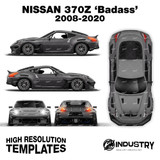 Nissan 370z 'Badass' 2008-2020 - Full Car template | Glossy