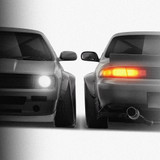 Nissan Silvia S14 Kouki Rocket Boss 1996-1998 - Full Car template