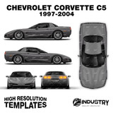 Chevrolet Corvette C5 1997-2004 - Full Car template