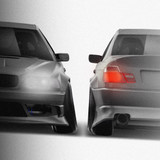 BMW E46 Coupe Drift 1998-2006 - Full Car template | Front and Rear