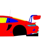 Porsche 911 GT3 R (992) 2023-2026 - Full Car template | Mask