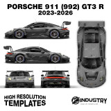 Porsche 911 GT3 R (992) 2023-2026 - Full Car template | Glossy