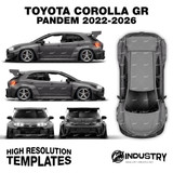 Toyota Corolla GR Pandem 2022-2026 - Full Car template