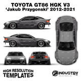Toyota GT86 HGK V3 'Jakub Przygonski' 2012-2021 - Full Car template