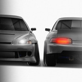 Toyota Soarer Z30 Drift 'Orjan Nilsen' 1991-2000 - Full Car template | Front and Rear
