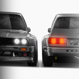 BMW E30 Pandem 1982-1994 - Full Car template | Front and rear