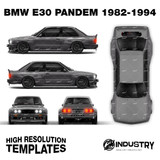 BMW E30 Pandem 1982-1994 - Full Car template