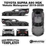 Toyota Supra A90 HKS 'Hokuto Matsuyama' 2019-2025 - Full Car template