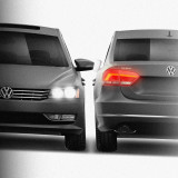 Volkswagen Passat B7 - Full Car template | Front and Rear