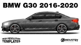 BMW G30 - Side Car template | Matt