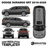 Dodge Durango SRT 2018-2026 - Full Car template | Matt