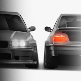 BMW E36 HGK - Full Car template | Front and Rear
