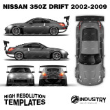 Nissan 350z Drift 2002-2009 - Full Car template | Matt