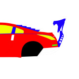 Nissan 350z Drift 2002-2009 - Side Car template | Mask
