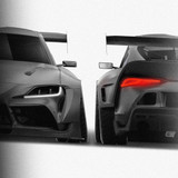Toyota Supra A90 HKS 'Kalle Rovanpera' - Full Car template | Front and Rear