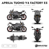 Aprilia Tuono V4 Factory E5 2021-2026 - Full Moto template | Matt