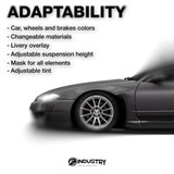 Nissan 180sx S15 'Rocket Bunny' 1988-1998 - Side Car template | Adaptability