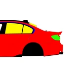 BMW F380 HGK 2012-2019 - Side Car template | Mask