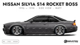 Nissan Silvia S14 Kouki Rocket Boss V2 - Side Car template | Matt