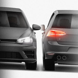 Volkswagen Golf 7R 5-Door 2013-2020 - Full Car template | Front and Rear