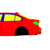 BMW F30 Clinched 2012-2019 - Side Car template | Mask