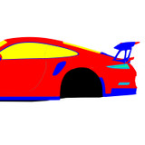 Porsche 911 GT3 RS 991.1 2015-2018 - Full Car template | Mask