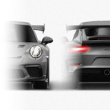 Porsche 911 GT3 RS 991.2 2018-2019 - Full Car template | Front and rear