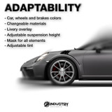 Porsche 911 GT3 RS 991.2 2018-2019 - Side Car template | Adaptability