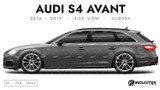 Audi S4 Avant 2016-2019 - Side Car template | Glossy
