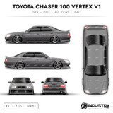 Toyota Chaser 100 Vertex V1 1996-2001 - Full Car template | Matt