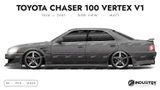 Toyota Chaser 100 Vertex V1 1996-2001 - Side Car template | Matt