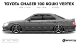 Toyota Chaser 100 Kouki Vertex 1996-2001 - Side Car template | Glossy