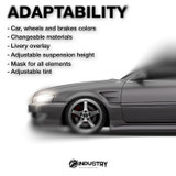 Toyota Chaser 100 Zenki Vertex 1996-1998 - Side Car template | Adaptability