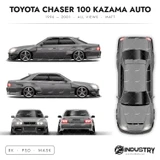 Toyota Chaser 100 Kazama Auto 1996-2001 - Full Car template | Matt