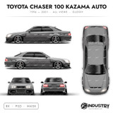 Toyota Chaser 100 Kazama Auto 1996-2001 - Full Car template | Glossy