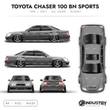 Toyota Chaser 100 BN Sports 1996-2001 - Full Car template | Glossy