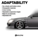 Toyota Chaser 100 BN Sports 1996-2001 - Side Car template | Adaptability