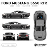 Ford Mustang S650 RTR 2023-2026 - Full Car template | Glossy