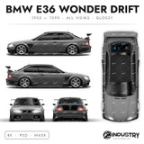 BMW E36 Wonder Drift 1992-1999 - Full Car template | Glossy