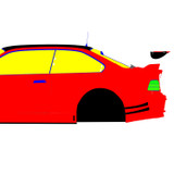 BMW E36 Wonder Drift 1992-1999 - Full Car template | Mask