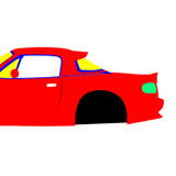 Mazda Miata MX-5 NA 1989-1997 - Full Car template | Mask