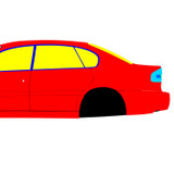 Subaru Legacy BH/BE 1998-2003 - Full Car template | Mask